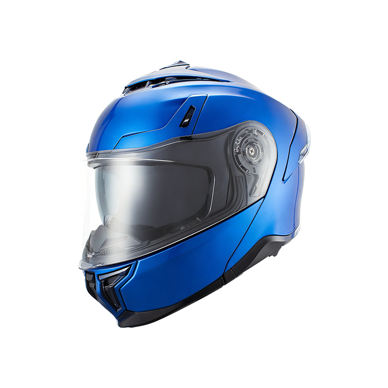 Casco de moto abatible con doble visera Bluetooth