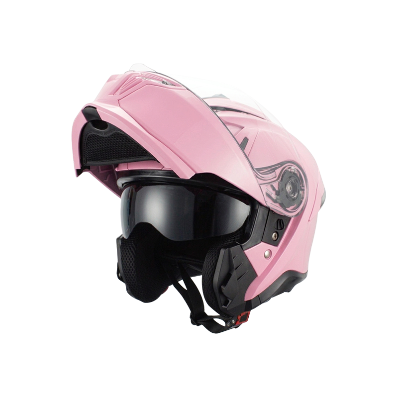 Casco de moto abatible con doble visera Bluetooth