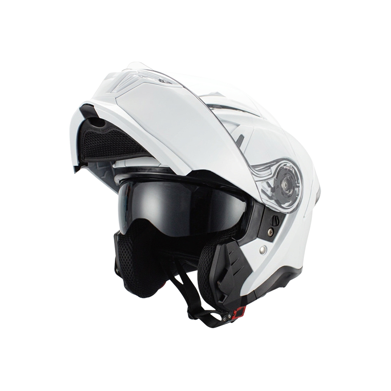 Casco de moto abatible con doble visera Bluetooth