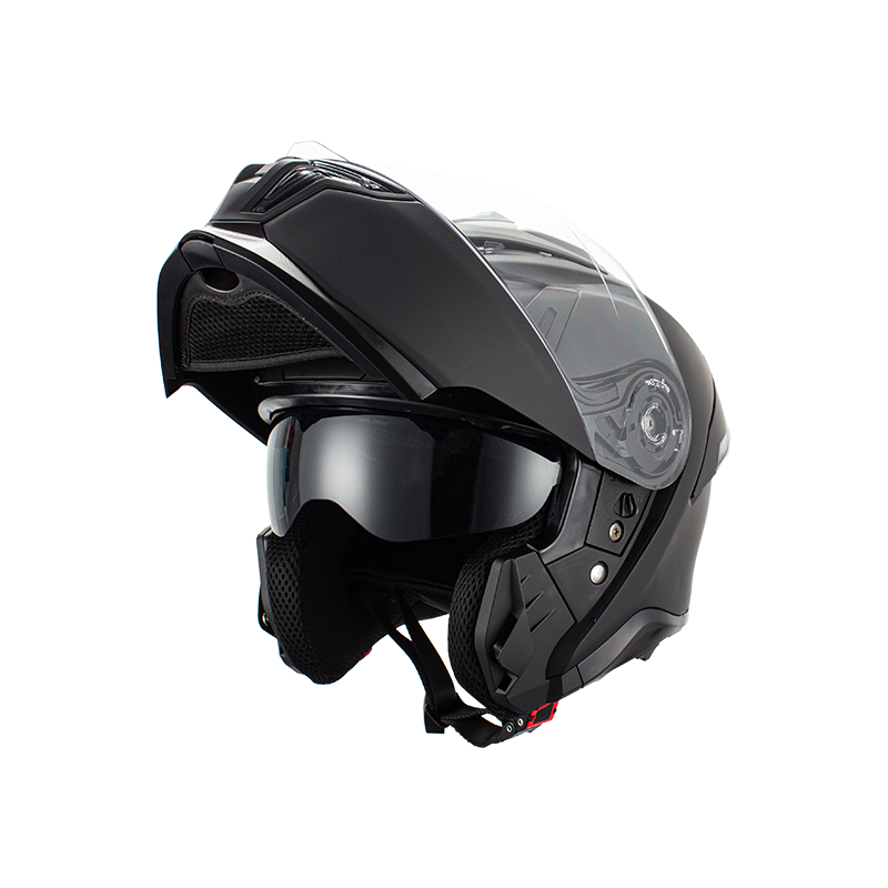 Casco de moto abatible con doble visera Bluetooth